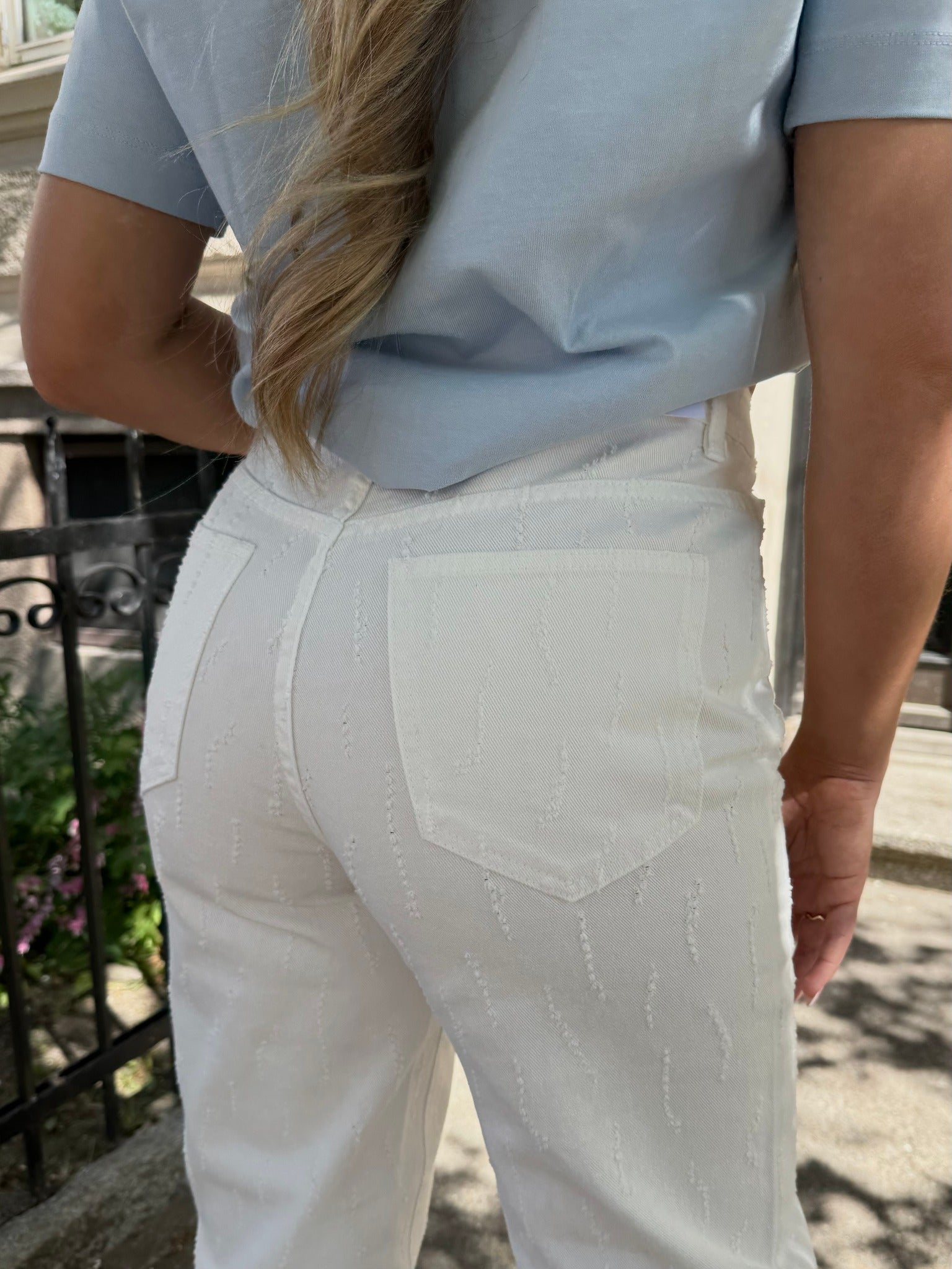 VIKELLY Jeans - White Denim